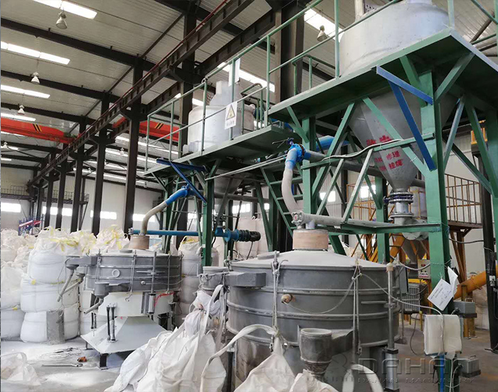 Calcium Carbonate by Ultrasonic Sieving Machine